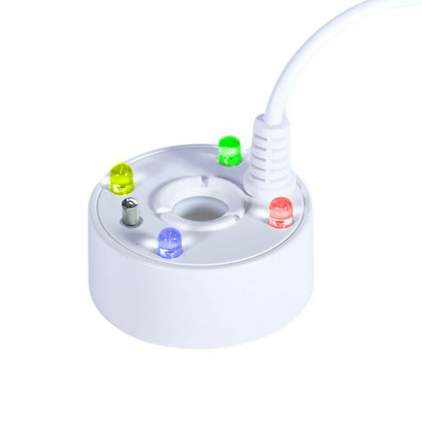 Máustor de fabricante de niebla USB con 4 luces LED de agua Fog de estanque Máquina blanca