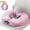 Pink, variant on Lolsea Donut Pillow Seat Cushion for Tailbone Pain Relief, Donut Chair Cushion by Ergonomic for Sciatica, Hemorrhoids, Postpartum Pregnancy, Coccyx Pain Relief Cushion for Home, Office