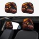 thumbnail image 1 of Flashman Funda Protectora Universal para Reposacabezas de Coche, Funda Elástica para Reposacabezas de Asiento de Auto, Funda de Tela Antipolvo, Accesorios de Interior 2 Piezas, 1 of 6
