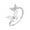 Silver, variant on CILENON Gold Rings for Women Butterfly Ring Women's Tail Ring Small And Luxury Design Light Luxury Index Finger Ring Plain Ring Open Ring Rings for Women Gold Plated Rings for Women (Silver,One Size)