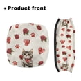 thumbnail image 2 of HELLHERO Cat Rose Seat and Backrest Covers Seat & Backrest Covers & Non-Slip Fit with Cover Only for Elderly, 2 of 7