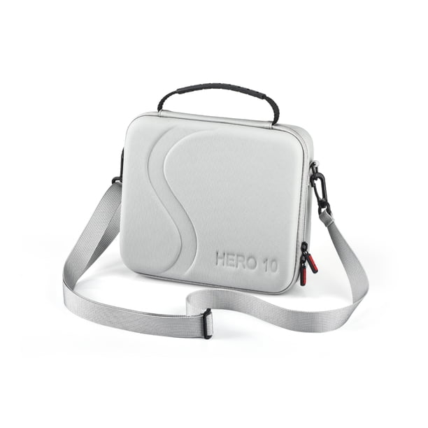 Estuche De Transporte Compatible Con Gopro Hero 10/9 Bolsa De Almacenamiento Resistente A Los Arañazos Bolsa De Mensajero Con Doble Cremallera Vogacara AP006053-00