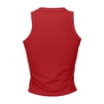 thumbnail image 5 of Lixiuxyad Camisoles For Women Fashion Sequin Camisole Summer Sleeveless Tank Top With Glitter Rhinestone Spaghetti Strap For Casual Party Wear,Red, 5 of 7