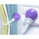 thumbnail image 2 of 2 Piezas de Cortinas Hardware de Montaje Ganchos de de Cortina Decorativa con Acabados Florales para Decoración Púrpura, 2 of 5