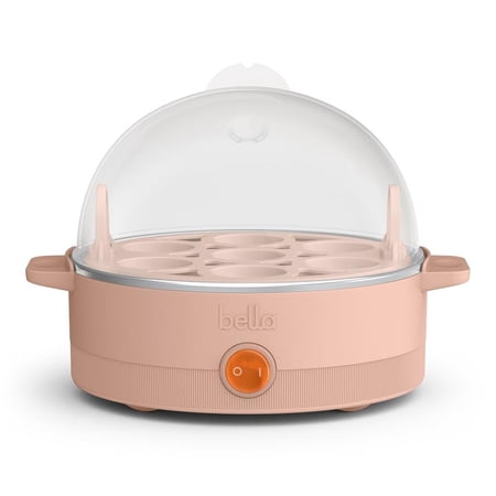 bella 7-Egg Electric Egg Cooker for Hard, Soft Boiled Eggs, Blossom