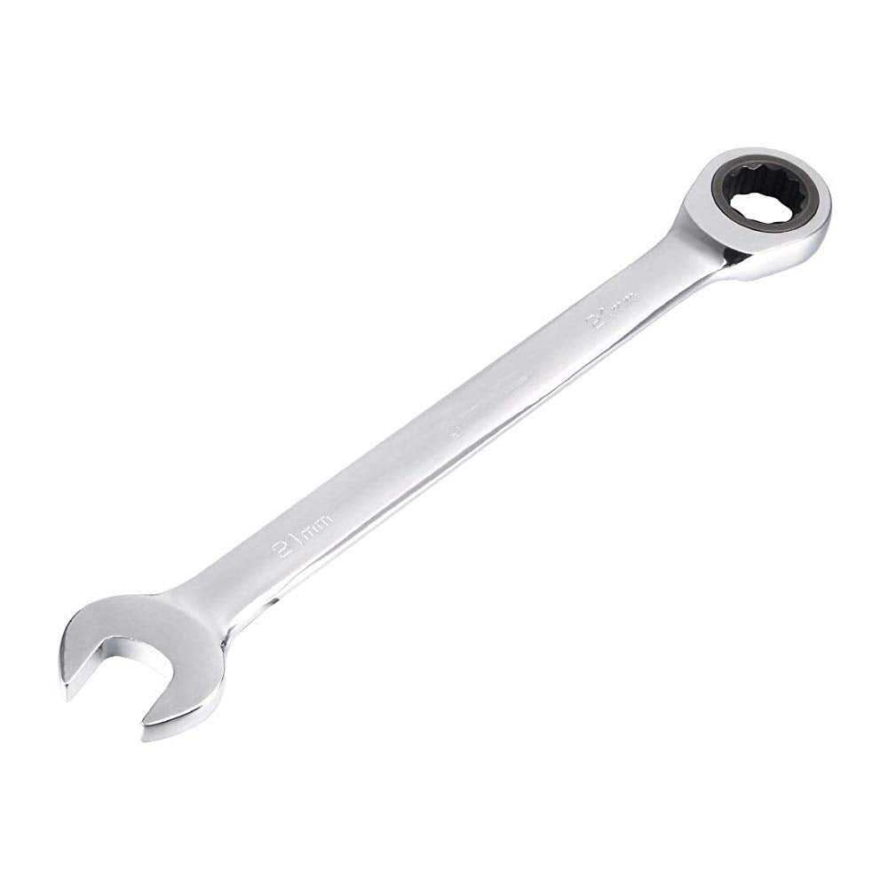 1pcs Ratchet Spanner 8mm-22mm Combination Wrench Open End &Ring Metric ...