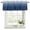 Navy Blue, variant on Navy Blue Ombre Curtain Valances for Windows, Kitchen Valance Window Treatments Panel 2 Pack, Modern Abstract Art Gradient Aesthetics Rod Pocket Short Curtains for Bathroom Bedroom 42 x 12 Inch