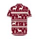 thumbnail image 4 of Blusa y camisa de manga corta con cuello vuelto para hombre Camisa de manga corta con estampado navideño para hombre Tops casuales con cuello vuelto Camisa Blusa Tops para hombre, 4 of 5