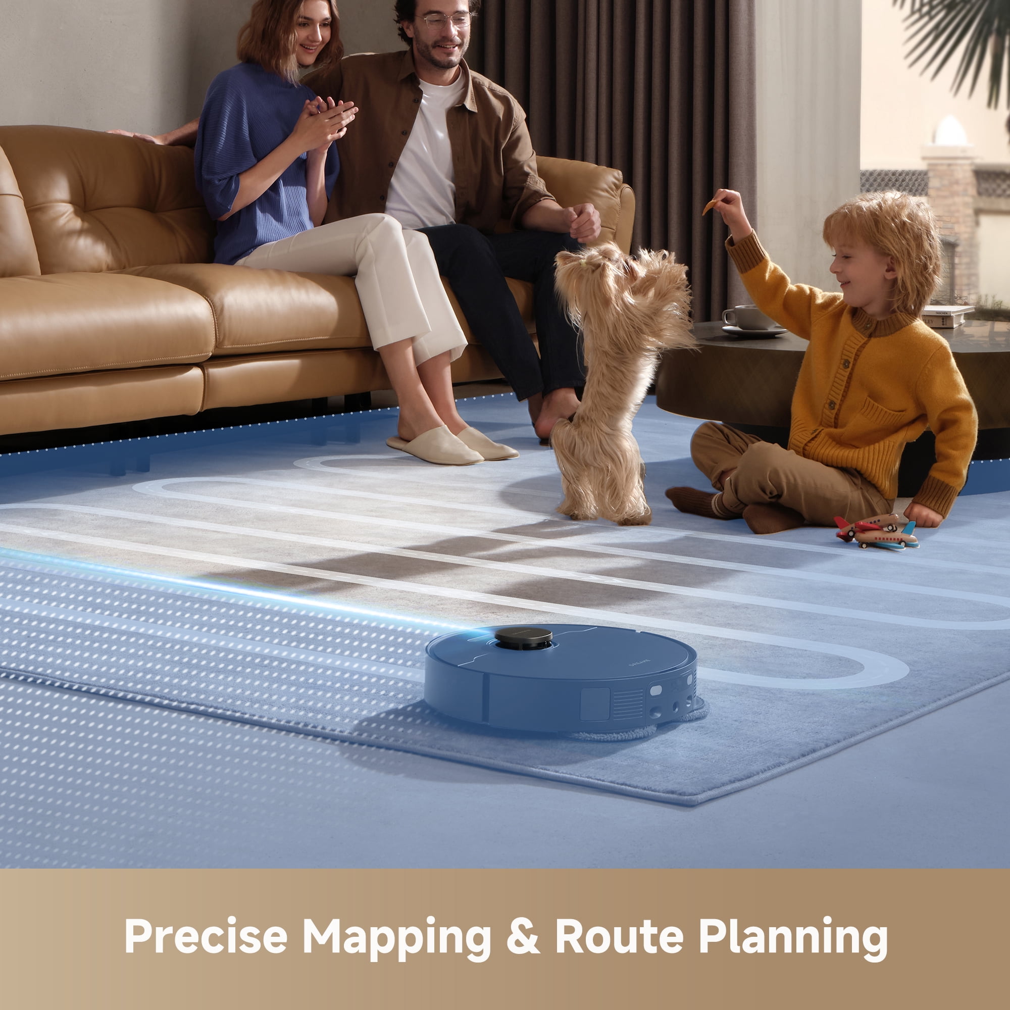 Dreame GoVac 400 Robot Vacuum and Mop with Auto-Empty, Mop Self-Cleaning, 13KPa Suction, Ultrasonic Carpet Sensing