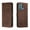 Brown, variant on Phone Case for Motorola Moto G60/G40 Magnetic Closure PU Leather Flip Folio Wallet Card Slots Cover Hand Strap