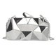 thumbnail image 5 of Elegante bolso de noche, con correa de cadena desmontable, forma única de diamante. Colcomx Bolsos de mano, 5 of 7