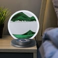 thumbnail image 6 of Tunhigl Magnetic Wireless Charging Quicksand Table Lamp with RGB Colorful Ambient Lighting - Decorative Multi-Color Sand Art Night Light for Living Room and Bedside (10ML) Green, 6 of 9