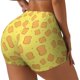 thumbnail image 1 of Balery Toast Pantalones cortos de entrenamiento estampados para mujer, sin costuras, ajustados, para gimnasio, yoga, correr, deportes, ejercicio activo, fitness.-Large, 1 of 8