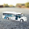 thumbnail image 4 of Autobús urbano de juguete para niños, autobús eléctrico con sonidos y luces, decoración, recuerdo de fiesta con puerta que se puede abrir, regalo de policía, 4 of 8