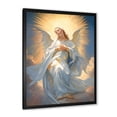thumbnail image 4 of Designart "Heavenly Praying Of The Beautiful Virgin Of Peace II" Religious Portrait Picture Framed Wall Art Living Room, 4 of 5