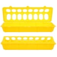 thumbnail image 1 of 2pcs Portable Bird Feeding Holders Pigeon Feeder Containers Chicken Feeder Troughs, 1 of 7