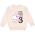 thumbnail image 2 of Inktastic Somebunny is Three-third Birthday Bunny Toddler Sweatshirt, 2 of 4