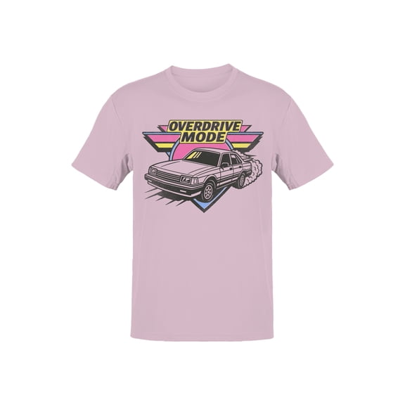 Retro Overdrive Car Graphic Men's T-shirt