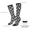 thumbnail image 4 of Rateoe Bowling Pins Pattern Women’s Knee High Crew Socks,Trouser Socks Comfortable, Breathable, Moisture-Wicking and Soft, 4 of 6
