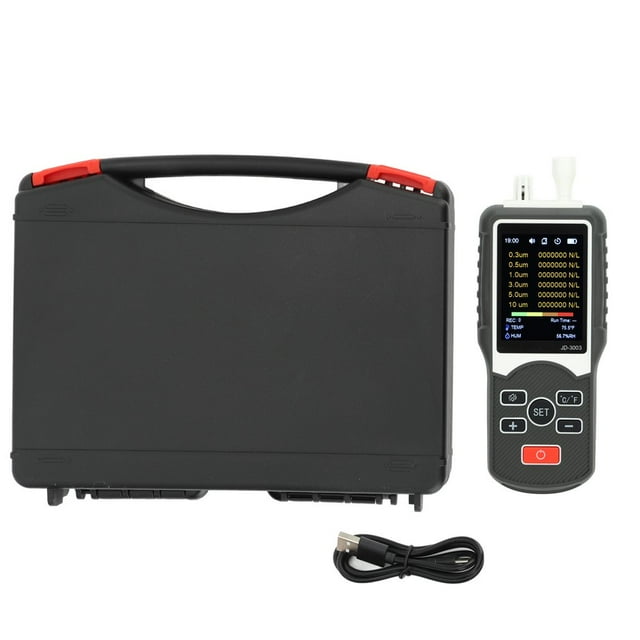 LOVEVER Dust Particle Counter Professional Particulate Matter Tester Air Quality Monitor For Indoor Outdoor