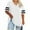 White# Basic tees, variant on Oksale V Neck Oversized T Shirts for Women Cotton Trendy Graphic Split Summer Tops Loose Cozy Short Sleeve Basic Tees Breathable Ladies Clothing Purple M