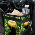thumbnail image 6 of Saint Patrick's Day Foldable Car Garbage Can with Lid, Leak-proof Mini Trash Can, Hanging Storage Bag - Trash Can for Car, 6 of 6