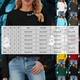 thumbnail image 3 of Kakishop Halloween Tshirts Women Sweatshirts Halloween Ghost Sweatshirt Women - Halloween Graphic Crewneck Tops Casual Sweater (Red,3XL), 3 of 8