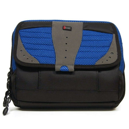 Icon 7'' - 10'' Portable DVD Player Case, Black/Blue