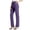 Purple, variant on Women's Dress Pants Straight Leg usiness Trousers with Pockets High Waisted Stretch Work Pants for Yoga Casual
