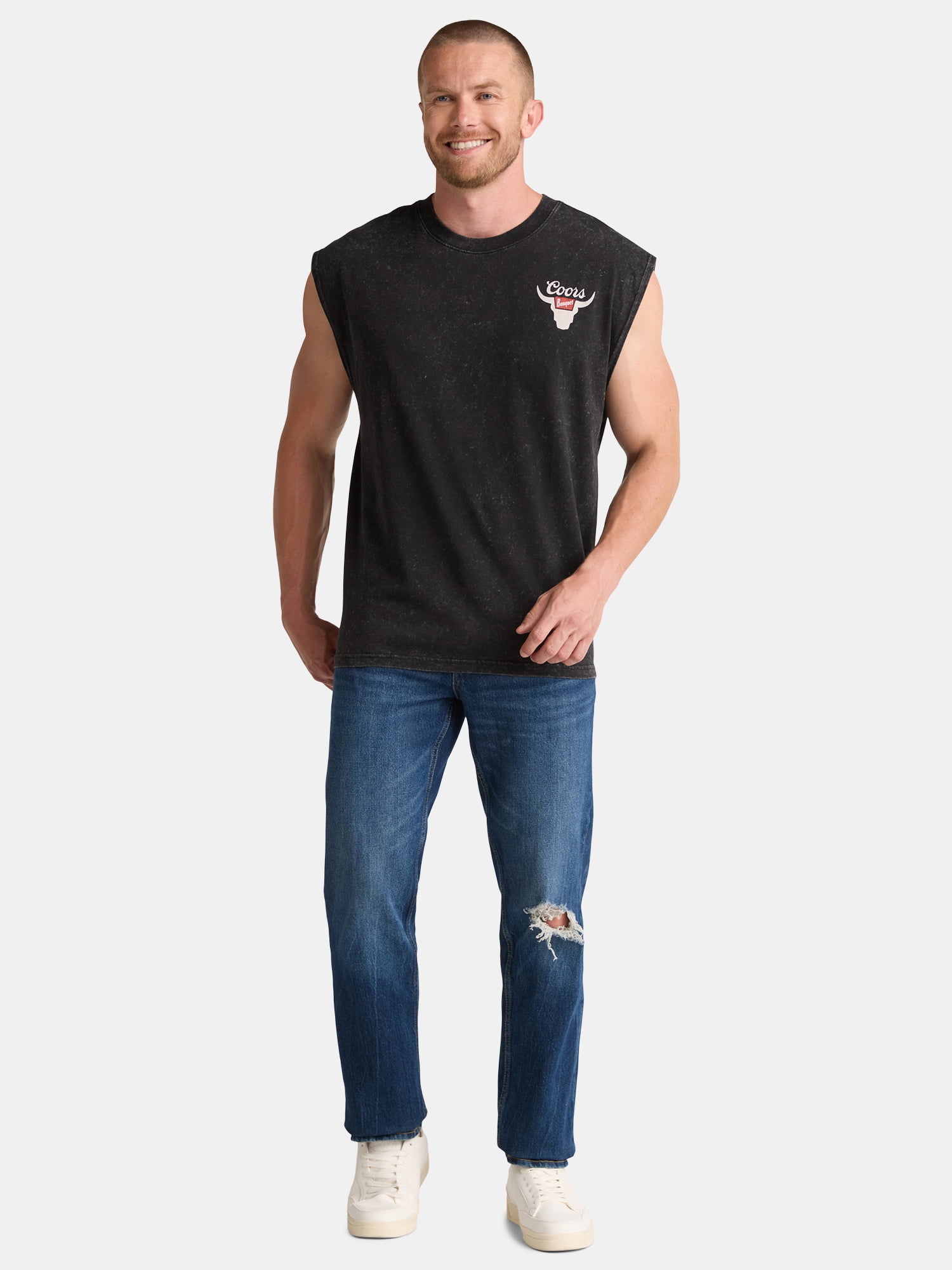 Coors Men's and Big Men's Graphic Muscle Tank Top, Sizes XS-3XL