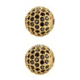 thumbnail image 1 of Qarigey para el tobillo con cuentas, espaciador de cuentas redondas, decoración para hacer joyas, encontrar artesano de cristal, artesanía Oro Negro 10mm 2Conjunto, 1 of 6