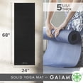thumbnail image 3 of Esterilla de yoga Gaiam Premium, color liso, antideslizante, 68 x 24 cm, 5 mm, 3 of 5