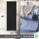 thumbnail image 3 of Esterilla de yoga Gaiam Premium, color liso, antideslizante, 68 x 24 cm, 5 mm, 3 of 5