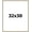 Liscio Argeto, variant on 32x38 Frame Silver Real Wood Picture Frame Width 1 inches | Interior Frame Depth 0.25 inches |