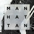 thumbnail image 3 of SD Graphics Studio 12x12 Black Modern Framed Museum Art Print Titled - Manhattan Square BW, 3 of 5