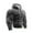 Gray, variant on yuCgh Men's Christmas Muscle Graphic Hoodie, Ugly Print Long Sleeve Casual Pullover, Funny Holiday Design for Sports and Casual Outings,Black L