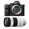 Sony a7R II Mirrorless Interchangeable Lens Camera Body with 70-200mm Lens Bundle - Includes Camera and 70-200mm Full-Frame F4 G OIS Interchangeable Lens