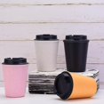 thumbnail image 4 of Tasse à Eau Double Couche Portable Mini Tasse à Café en Paille de Blé, 4 of 4