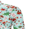 thumbnail image 3 of Men‘s Christmas Dress Shirts Fun Printed Long Sleeve Regular Fit Button Down Shirts Light Blue M, 3 of 6
