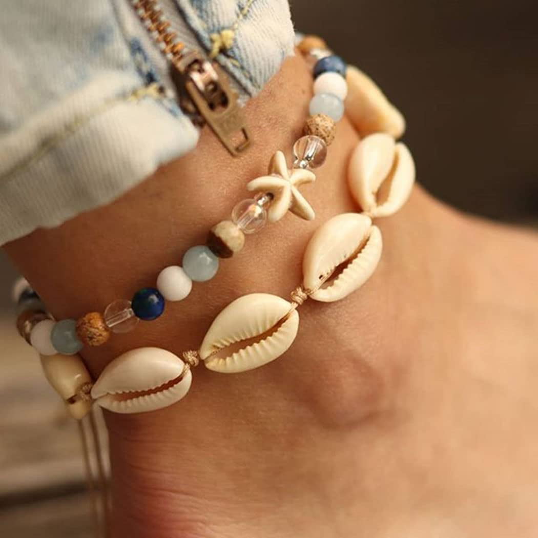 Faceted Turquoise Beaded Anklet – Andrea Fohrman