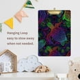 thumbnail image 7 of Coolnut Mandala Sea Turtle Clipboard, Acrylic Standard A4 Letter Size Clip Board with Low Profile Clip for Office, Classroom, Doctor, Nurse and Teacher, 12.5"x9", 7 of 7