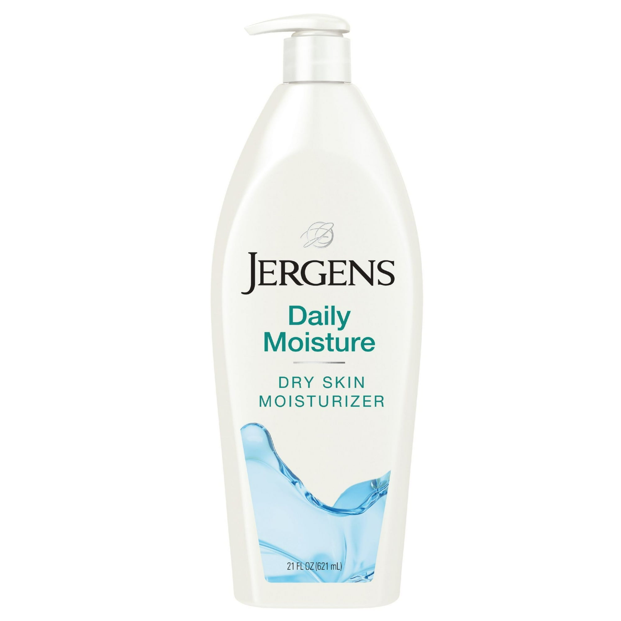 Jergens Daily Moisture Body Lotion with Hydralucence Blend, Dry Skin Moisturizer, 21 fl oz