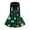 Dark Green, variant on Christmas Dresses for Women Women's Fashion Temperament Autun And Winter Button Lapel Pocket Long Sleeve Retro Print Dress with Snowflake Christmas Print for Holiday Party,Dark Blue,M