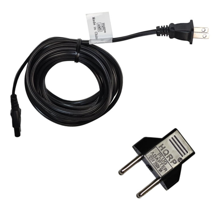 hqrp 15ft ac power cord for lg uf6450 / uf6790 / uf6800 / 55uf6450