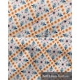 thumbnail image 6 of Boho Geometric Flower Linen Curtain Valance for Bedroom/Bathroom/Kitchen/Office/Living/Dining Room Window,Spring Summer Colorful Botanical Rod Pocket Topper Decorative Cafe Drapes Panel 60"x18", 6 of 6