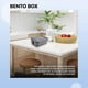 thumbnail image 3 of Stainless Steel Bento Box Leakproof Metal Lunch Box(Black), 3 of 5