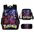 thumbnail image 1 of 3 Piece Set, Backpack, Pencil Case, Shoulder Bag, For Kids Pokemon Character, 1 of 2