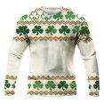 thumbnail image 3 of Camisa de Día de San Patricio Hombres Manga Larga Tops Casuales Camisas Camisetas Ropa de Manga Larga Cuello Redondo para Fiesta Festival Vacaciones Viajes Calle Uso Diario, 3 of 6