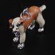 thumbnail image 3 of Adorable Puppy theme Accesorio para joyas Dijes para perros Collar Pulseras Tobilleras Fornituras Accesorio para el cabello Superficie plateada naranja blanca Soledad dijes colgantes, 3 of 10