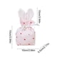 thumbnail image 3 of Bolsa de Dulces con Cordón de Seda y Orejas de Conejo, Bolsa de Regalo de Conejo de Pascua, Bolsa de Favores para Bodas, Bolsa de Regalo para Damas de Honor, 3 of 6